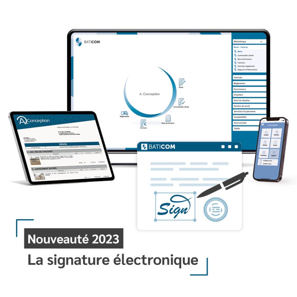 signature electronique bati