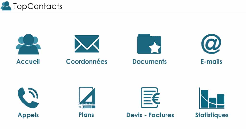 Gestion des contacts et devis